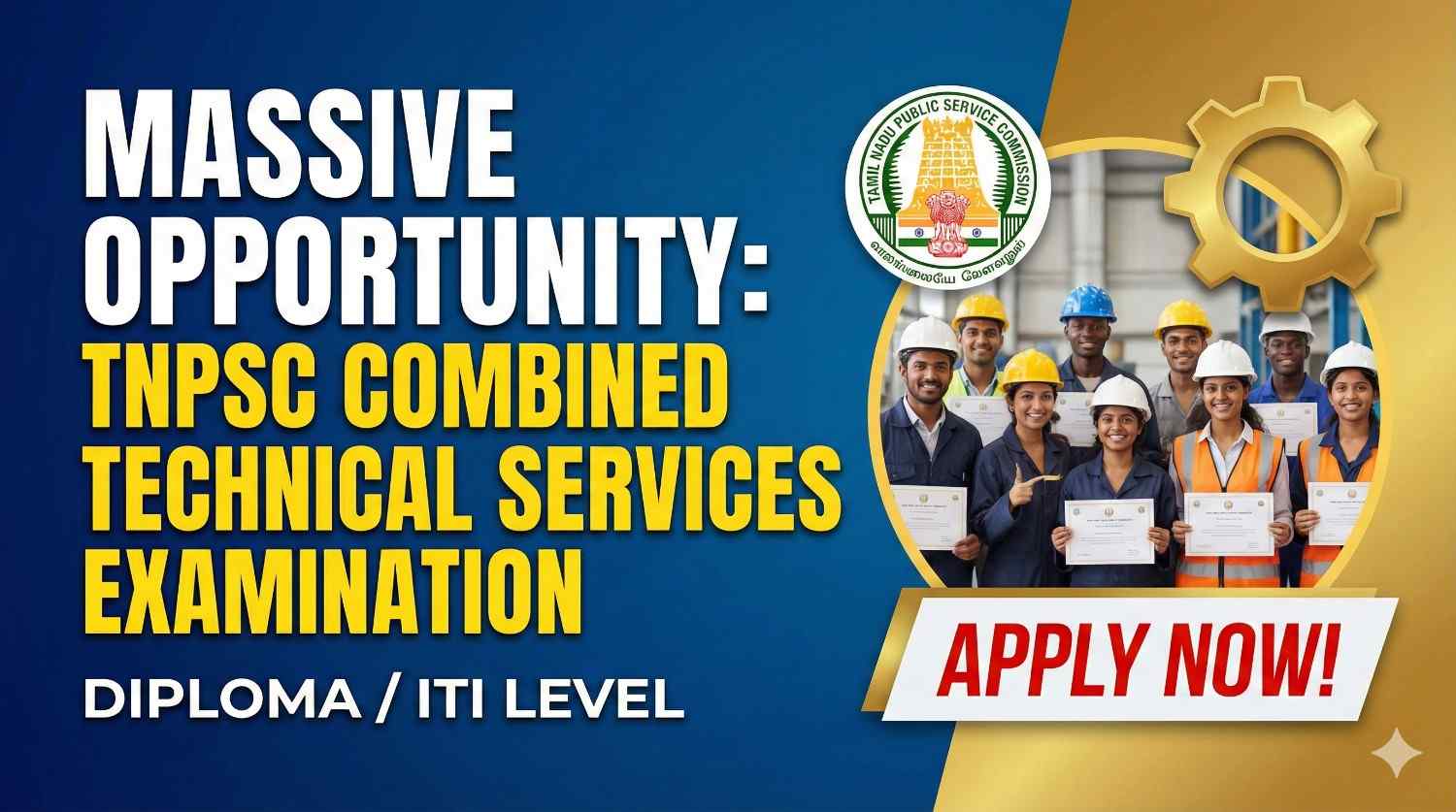 TNPSC Combined Tech Services (Diploma/ITI)
