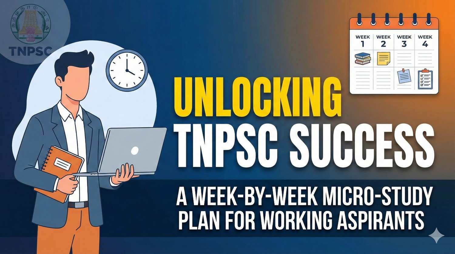 Crack TNPSC: Weekly Plan for Working Aspirants