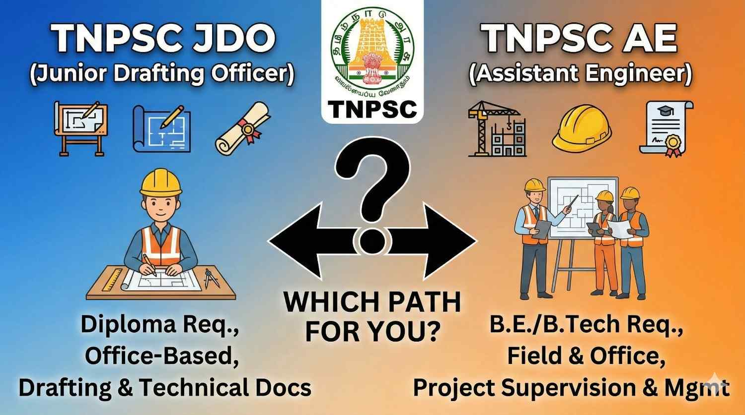 TNPSC JDO vs. AE: Navigating Your Engineering Career Path
