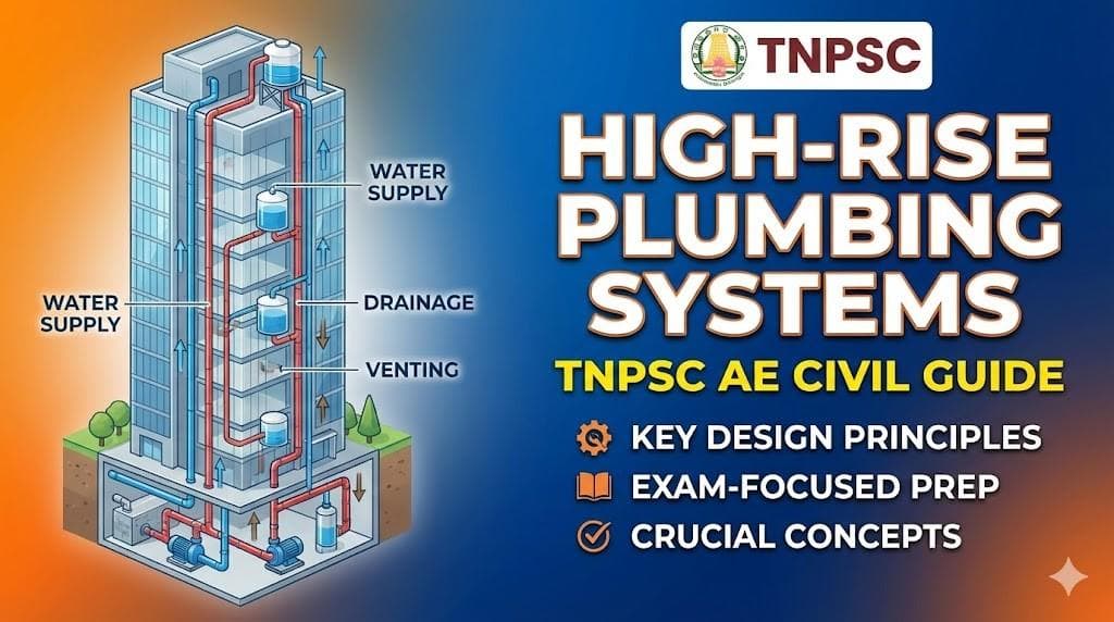 High-Rise Plumbing Systems: TNPSC AE Civil Guide