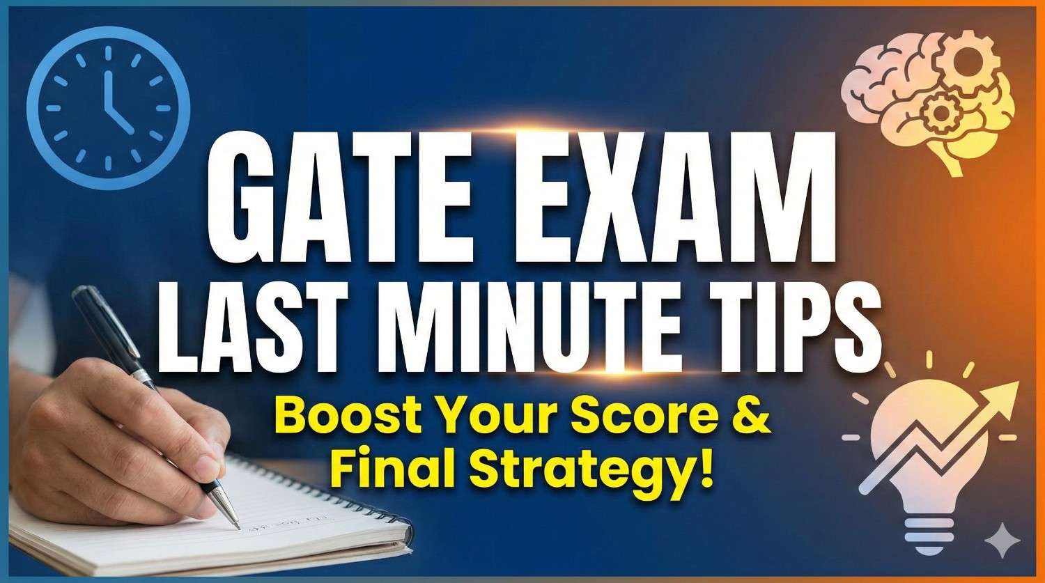 GATE Exam Last-Minute Boost: Final Stretch Tips