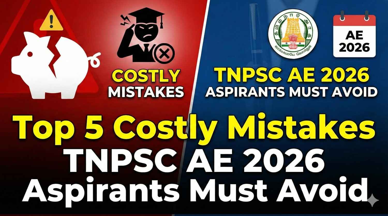 TNPSC AE 2026: 5 Costly Mistakes to Avoid