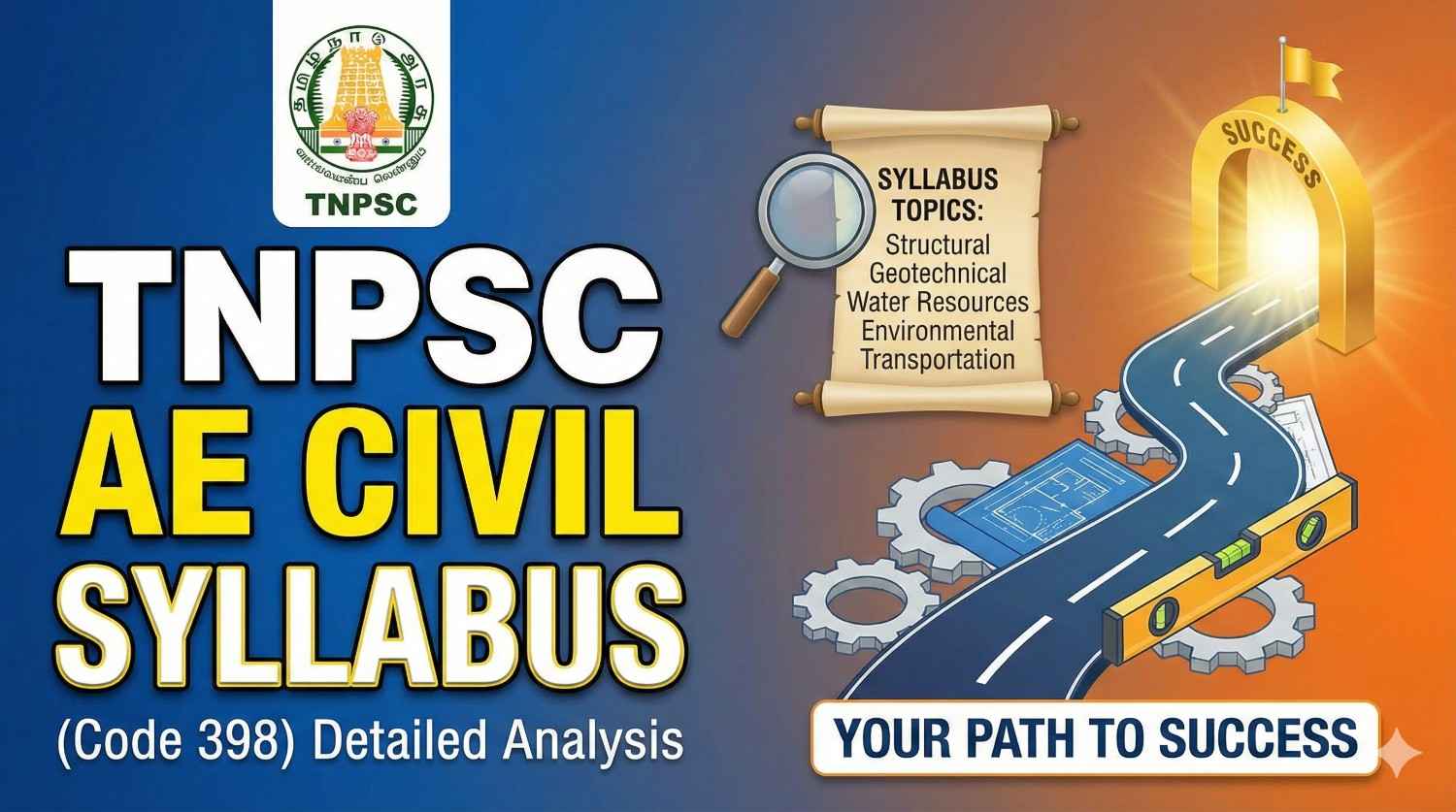 TNPSC AE Civil Syllabus (Code 398) Detailed Analysis: Your Path to Success