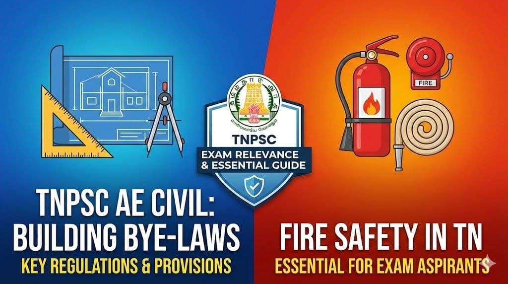TNPSC AE Civil: Building Bye-Laws & Fire Safety in TN